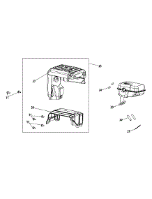 265-Wu Muffler parts for Craftsman Snow Thrower 247.881722 / 2015 from AppliancePartsPros.com