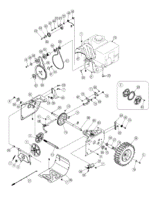 Drive Assembly parts for Craftsman Snow Thrower 247.881730 / 2012 from AppliancePartsPros.com
