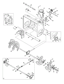 Auger & Housing parts for Craftsman Snow Thrower 247.881731 / 2014 from AppliancePartsPros.com