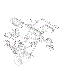 Handle Panel & Chute Control parts for Craftsman Snow Thrower 247.881731 / 2015 from AppliancePartsPros.com