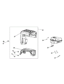 270-Wu Muffler parts for Craftsman Snow Thrower 247.881732 / 2015 from AppliancePartsPros.com