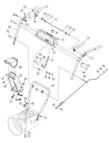 Handle Assembly parts for Craftsman Snow Thrower 247.88190 / 2006 from AppliancePartsPros.com