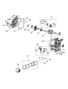 165-Wu Crankcase parts for Craftsman Snow Thrower 247.881980 / 2015 from AppliancePartsPros.com