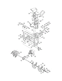 Auger & Housing parts for Craftsman Snow Thrower 247.881980 / 2015 from AppliancePartsPros.com