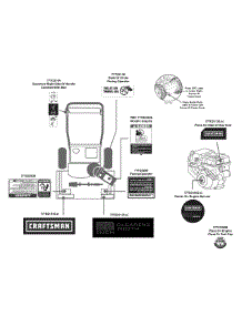 Label Map parts for Craftsman Snow Thrower 247.881980 / 2015 from AppliancePartsPros.com