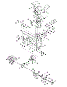 Auger & Housing parts for Craftsman Snow Thrower 247.88199 / 2014 from AppliancePartsPros.com