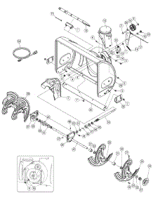 Blower Housing Assembly parts for Craftsman Snow Thrower 247.88355 / 2007 from AppliancePartsPros.com
