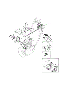 Handle Controls parts for Craftsman Snow Thrower 247.883940 / 2015 from AppliancePartsPros.com