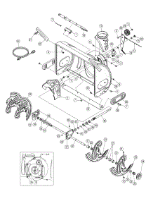 Auger & Housing parts for Craftsman Snow Thrower 247.883950 / 2012 from AppliancePartsPros.com