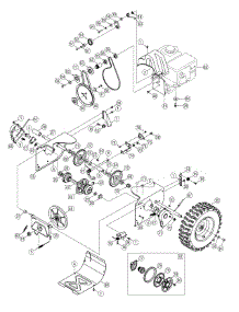 Drive Assembly parts for Craftsman Snow Thrower 247.883950 / 2012 from AppliancePartsPros.com