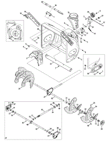 Auger & Housing parts for Craftsman Snow Thrower 247.883951 / 2013 from AppliancePartsPros.com