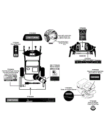 Label Map parts for Craftsman Snow Thrower 247.883951 / 2013 from AppliancePartsPros.com