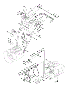 Handle Panel parts for Craftsman Snow Thrower 247.883951 / 2014 from AppliancePartsPros.com