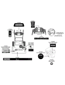 Label Map parts for Craftsman Snow Thrower 247.883961 / 2013 from AppliancePartsPros.com
