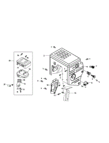 483-Suc Muffler & Controls parts for Craftsman Snow Thrower 247.883961 / 2014 from AppliancePartsPros.com