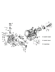 490-Sub Crankcase parts for Craftsman Snow Thrower 247.883981 / 2013 from AppliancePartsPros.com