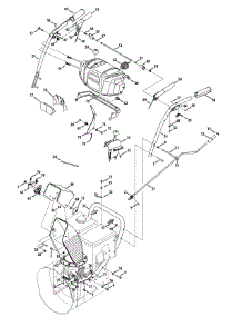 Handle Panel & Chute parts for Craftsman Snow Thrower 247.883981 / 2013 from AppliancePartsPros.com