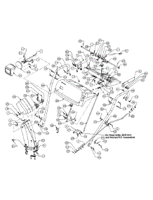Handle Assembly parts for Craftsman Snow Thrower 247.885550 / 1995 from AppliancePartsPros.com