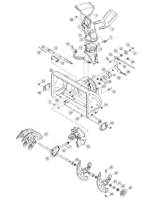 Blower Housing Assembly parts for Craftsman Snow Thrower 247.885550 / 2007 from AppliancePartsPros.com