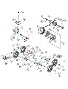 Wheel Assembly parts for Craftsman Snow Thrower 247.885570 / 1997 from AppliancePartsPros.com