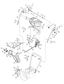Chute & Handle Assembly parts for Craftsman Snow Thrower 247.88691 / 2009 from AppliancePartsPros.com