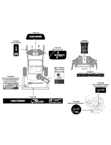 Label Map parts for Craftsman Snow Thrower 247.88691 / 2009 from AppliancePartsPros.com