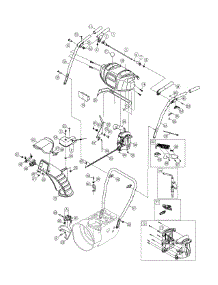 Chute & Handle Assembly parts for Craftsman Snow Thrower 247.886911 / 2010 from AppliancePartsPros.com