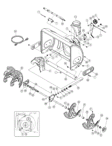 Augers & Housing Assembly parts for Craftsman Snow Thrower 247.886912 / 2011 from AppliancePartsPros.com