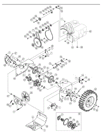 Drive Assembly parts for Craftsman Snow Thrower 247.886912 / 2011 from AppliancePartsPros.com