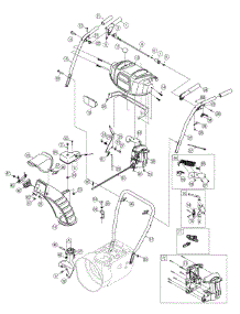 Handle & Panel Assembly parts for Craftsman Snow Thrower 247.886912 / 2011 from AppliancePartsPros.com
