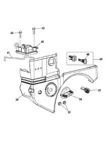 270-Sua Engine Shroud parts for Craftsman Snow Thrower 247.886914 / 2014 from AppliancePartsPros.com