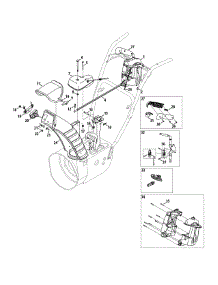 Chute & Control parts for Craftsman Snow Thrower 247.886914 / 2014 from AppliancePartsPros.com