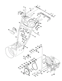 Handle Assembly parts for Craftsman Snow Thrower 247.88694 / 2014 from AppliancePartsPros.com