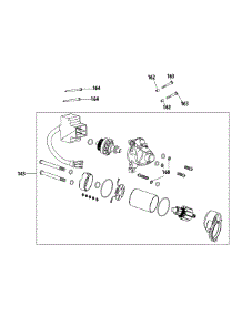 270-Qu Starter parts for Craftsman Snow Thrower 247.886940 / 2015 from AppliancePartsPros.com