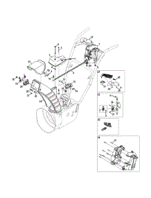 Chute Control parts for Craftsman Snow Thrower 247.886940 / 2015 from AppliancePartsPros.com