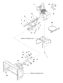 Drive parts for Craftsman Snow Thrower 247.887001 / 2005 from AppliancePartsPros.com