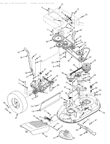 Deck & Drive Assembly parts for Craftsman Self-Propelled Walk-Behind Mower 247.887330 / 2009 from AppliancePartsPros.com
