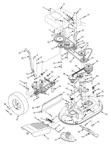 Deck & Drive parts for Craftsman Self-Propelled Walk-Behind Mower 247.887330 / 2010 from AppliancePartsPros.com