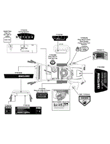 Label Map parts for Craftsman Self-Propelled Walk-Behind Mower 247.887330 / 2010 from AppliancePartsPros.com