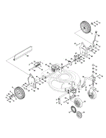 Drive Assembly parts for Craftsman Self-Propelled Walk-Behind Mower 247.887760 / 2009 from AppliancePartsPros.com
