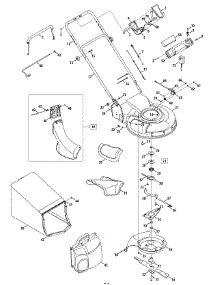 General Assembly parts for Craftsman Self-Propelled Walk-Behind Mower 247.887760 / 2009 from AppliancePartsPros.com