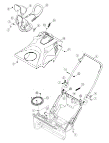 Handle & Shroud parts for Craftsman Snow Thrower 247.887801 / 2012 from AppliancePartsPros.com