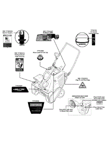 Label Map parts for Craftsman Snow Thrower 247.887801 / 2012 from AppliancePartsPros.com