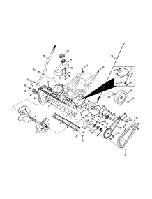 Auger & Drive parts for Craftsman Snow Thrower 247.887802 / 2015 from AppliancePartsPros.com