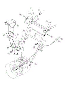 Handle & Chute parts for Craftsman Snow Thrower 247.88787 / 2011 from AppliancePartsPros.com