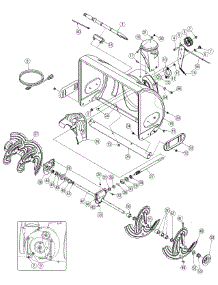 Blower Housing Assembly parts for Craftsman Snow Thrower 247.88790 / 2006 from AppliancePartsPros.com