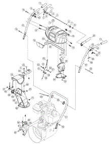 Handle Assembly parts for Craftsman Snow Thrower 247.88790 / 2006 from AppliancePartsPros.com