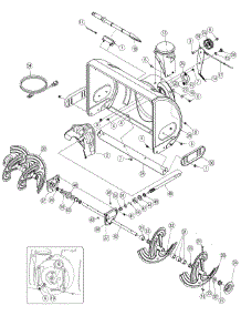 Blower Housing Assembly parts for Craftsman Snow Thrower 247.887900 / 2007 from AppliancePartsPros.com