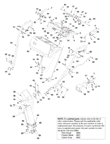 Handle & Chute Assembly parts for Craftsman Snow Thrower 247.888160 / 2003 from AppliancePartsPros.com