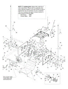 Transmission parts for Craftsman Snow Thrower 247.888160 / 2003 from AppliancePartsPros.com